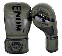 Venum Elite Guanti da Boxe, Unisex - Adulto, Verde (Cachi/Nero), 12 oz