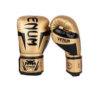 Venum, Elite - Guanti da boxe, unisex, per adulti, 10 onz, colore: oro/nero