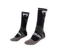 Venum Elite Performance Crew Socks Calzini, Nero/Bianco, L Uomo
