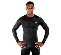 Venum G-Fit Rashguard - Maniche Lunghe, Uomo, Nero / Oro, L