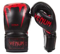 Venum Giant 3.0, Guantoni da Boxe Unisex - Adulto, Nero/Rosso, 16 oz