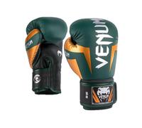 Venum Elite Gants de Boxe, Guantoni Unisex-Adulto, Verde/Bronzo/Argento, 10 Once