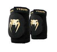 Venum Kontact Coudières, Gomitiere Unisex-Adulto, Nero/Oro, S
