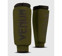 VENUM Kontact Shin Guards Without Foot, Parastinchi Unisex adulto, Khaki/Nero, XS