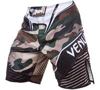 Venum Pantaloncini da Allenamento Hero, Camouflage nei Toni del Marrone, Uomo, Training Shorts Camo Hero, Green/Brown, S