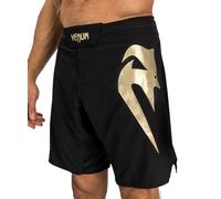 Venum Light 5.0 Fight Shorts Pantaloncini, Nero/Oro, S Uomo