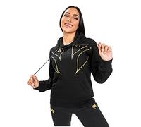 Venum UFC Fight Night 2.0 Replica Felpa con Cappuccio da Donna, Nero/Oro, M