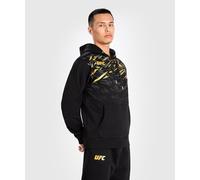 Venum UFC Fusion - Felpa con Cappuccio da Uomo, Nero/Oro, Large