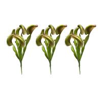 Venus Flytrap, 3 Pezzi da 15, 8 Pollici Venus Fly Trap Piante, Costume da Trappola per Mosca a 8 Teste, Piante in Finto Riutilizzabile per Ufficio da casa Vaso da Giardino in Costume da Interno