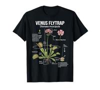Venus Flytrap Plant Science Carnivorous Botany STEM Maglietta