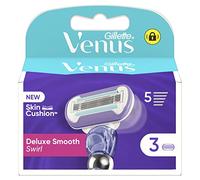 Venus Gillette Lamette Rasoi Donna Deluxe Smooth Swirl Per Rasoio A 5 Lame, Confezione Da 3