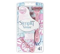 Venus Gillette Simply 3 Rasoi usa e getta da donna, confezione da 4