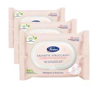 Venus Salviette Struccanti Viso e Occhi per Pelli Secche e Sensibili, con Estratto di Mandorla ad Azione Lenitiva, Detergenti e Delicate, Tessuto 100% Naturale e Biodegradabile, 20 Pezzi