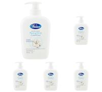 Venus - Sapone Liquido, Viso Mani, Neutro con Latte di Cotone, Idrata e Protegge - 250 ml (Confezione da 5)