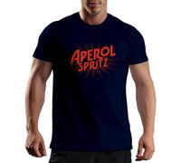 Venus Style Aperol Spritz Lovers T-Shirt da Uomo Blu Navy Size XL