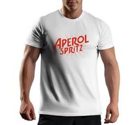 Venus Style Aperol Spritz Lovers T-Shirt Maglietta Bianca per Uomo Size XL