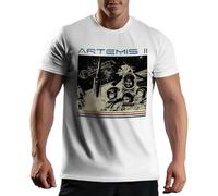 Venus Style Artemis II Vintage Moon Mission Retro Astronaut Around The Moon NASA Space Exploration Maglietta Uomo Bianca Size 3XL