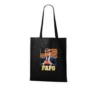 Venus Style Borsa FAFO Patriottica Stile Retrò Americano - Design Gangster Boss Borsa Tote Nera