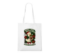 Venus Style Borsa Oca Natale Oops I Got Another Book - Holiday Reading Bookworm Festivo Borsa Tote Bianca