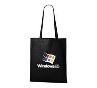 Venus Style Borsa Tote Retro Windows 95 Nostalgia 90s Computing Pixel Art Finlandia Borsa Tote Nera