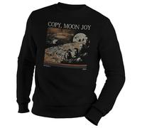 Venus Style Copy, Moon Joy Vintage Artemis 2 Moon Mission Retro Space Exploration Lunar Landing 2026 Astronaut Orbit Maglione Unisex Nero Size XXL