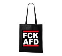 Venus Style FCK AFD Protesta Politica - Tipografia Audace Attivismo Democrazia Borsa Tote Nera
