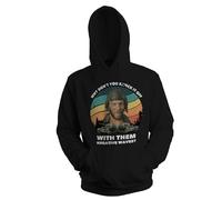 Venus Style Kelly's Heroes Donald Sutherland Oddball Why Don't You Knock It off with Them Negative Waves Vintage Fan Gift Felpa con Cappuccio Unisex Nera Size M