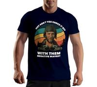 Venus Style Kelly's Heroes Donald Sutherland Oddball Why Don't You Knock It off with Them Negative Waves Vintage Fan Gift Maglietta Uomo Blu Navy Size M