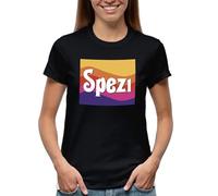 Venus Style Spezi Retro Wave Fan Artwork Vibrant Colors Cool Design Nostalgic Vibes Unique Gift Idea Maglietta Donna Nera Size XXL