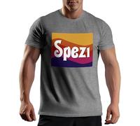 Venus Style Spezi Retro Wave Fan Artwork Vibrant Colors Cool Design Nostalgic Vibes Unique Gift Idea Maglietta Uomo Grigia Size L