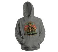 Venus Style Why Don't You Knock It off with Them Negative Waves Sergeant Oddball Kellys Heroes Donald Felpa con Cappuccio Unisex Grigia Size M