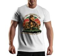 Venus Style Why Don't You Knock It off with Them Negative Waves Sergeant Oddball Kellys Heroes Donald Maglietta da Uomo Bianca Size 3XL