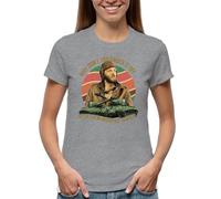 Venus Style Why Don't You Knock It off with Them Negative Waves Sergeant Oddball Kellys Heroes Donald Maglietta da Donna Grigia Size XL