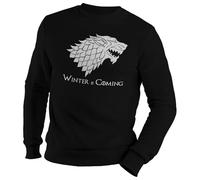 Venus Style Winter Is Coming Wolf Stark House Got Thrones Felpa Unisex Nera Size S