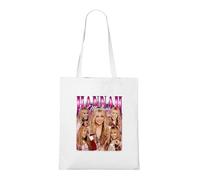 Venus Style Y2K Hannah Montana Estetica Pop Star 2000s Nostalgia Bootleg Vintage Borsa Tote Bianca