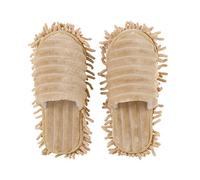 Venus valink 1 Coppia Mocio Pantofole Lazy Pulizia Pavimento Polvere Caldo Durevole per Camera da Letto Casa, Creativo Veloce Microfibra Morbido Indossabile Dusting Cover Scarpe Detergente
