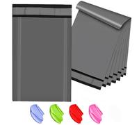 Venuscello - 10 buste per spedizioni postali grandi, resistenti, 30,5 x 40,6 cm, colore: grigio, da utilizzare in pacchi, consegne, spedizioni, posta, pacchetti, buste di plastica