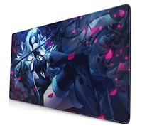 Venuy Fate Grand Order Avenger Jeanne D'arc Alter 15,8x29,5 Pollici Tappetino per Mouse da Gioco di Grandi Dimensioni Tappetino da Scrivania Bordi Cuciti in Gomma Antiscivolo Lunghi