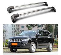 VENYAA 2 Pezzi Auto Portapacchi per Jeep Compass 2011 2012 2013 2014 2015 2016, Alluminio Portapacchi Barre Trasversali Barre Portatutto Portabagagli, Auto Accessori