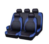 VENYAA Auto Set Coprisedili per Dacia Dokker/Duster Van/Logan/Logan MCV Fiskal Stepway/Nova 2000-2023, 9 Pezzi Pelle Traspirante Impermeabile Coprisedili Auto Protezioni Sedile Accessori,Blue