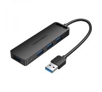 Vention CHLBD hub di interfaccia USB 3.2 Gen 1 (3.1 Gen 1) Type-A 5000 Mbit/s Nero
