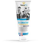 VEOFIT- Gel Conduttore Elettrostimolazione 250mL, Gel per Elettrostimolatore EMS, TENS, Elettrodi elettrostimolatori, Gel Pad - Migliora l’Aderenza degli Elettrodi - Made in France