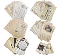 VEPEPE 150 Pezzi 14x20cm Carta di Riso per Decoupage Carta Scrapbooking Vintage in Spessa Decoupage Decorativa per Foto Album Diario Taccuino Scrapbook Fai da te Arti e Mestieri