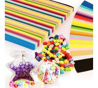 VEPEPE 3240 Pezzo Stelle Carta Origami,Paper Star Strips 27 Colori Brillanti,Strisce Carta per Stelline Origami,Facile da Piegare, Adatto per Principianti