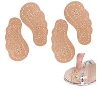 vepoty Cuscinetti per avampiede in pelle 2 paia Cuscinetti per dita antiscivolo Cuscinetti metatarsali autoadesivi Inserti per tacchi alti per donna