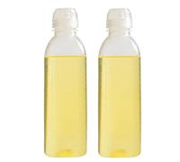 vepoty Flacone da spremere in plastica 2 Pezzi 500 ml Riutilizzabile Flacone da spremere per condimento Trasparente Flacone per Dispenser di condimento per Olio Miele