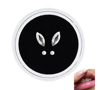 vepoty Kit Denti Denti di Cristallo Ornamenti per Gioielli Gemme Decorative per Denti dentali per la Decorazione di Unghie e Denti Fai-da-Te