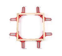 vepoty Morsetto Angolare per Angoli a 90° e 45° in Lega di Alluminio Rosso, Clip di Fissaggio e Supporti per Cornici