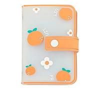 vepoty Organizer per carte d'identità Organizzatore portatile per biglietti da visita con 20 slot per schede Custodie protettive per carte di credito in PVC per ragazze