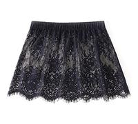 vepoty Prolunga per Camicia da Donna in Pizzo, Mezza Sottoveste, Mini Sottogonna, Orlo Regolabile, estensore per Camicia a Strati